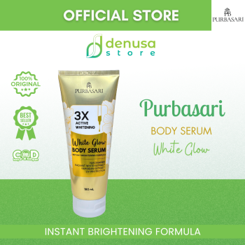 PURBASARI 3X Active Whitening White Glow Body Serum 180 ml