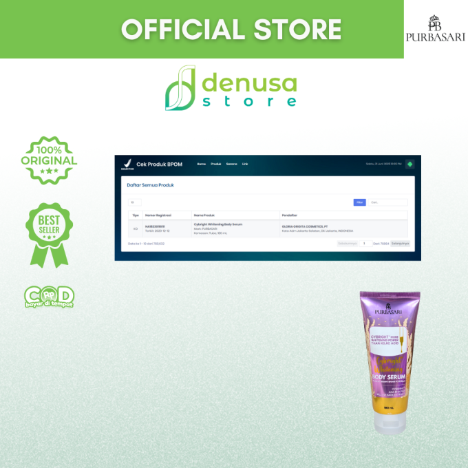 PURBASARI Cybright More Whitening Power Than Kojic Acid 180 ml