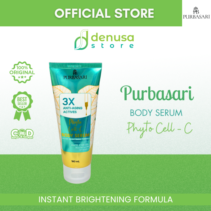 PURBASARI 3X Anti Aging Actives Phyto Cell C Body Serum 180 ml