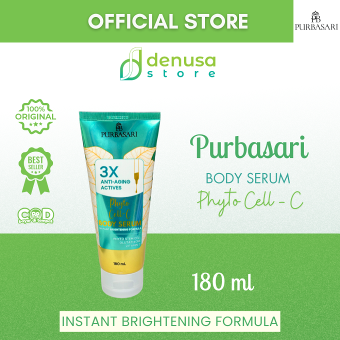 PURBASARI 3X Anti Aging Actives Phyto Cell C Body Serum 180 ml