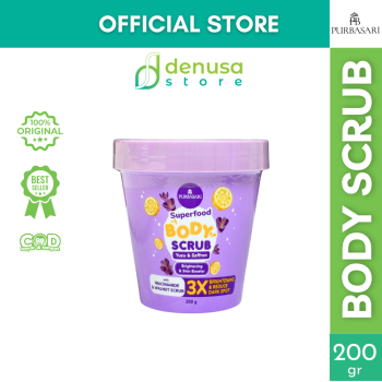 PURBASARI Superfood Yuzu n Saffron Body Scrub 200 g