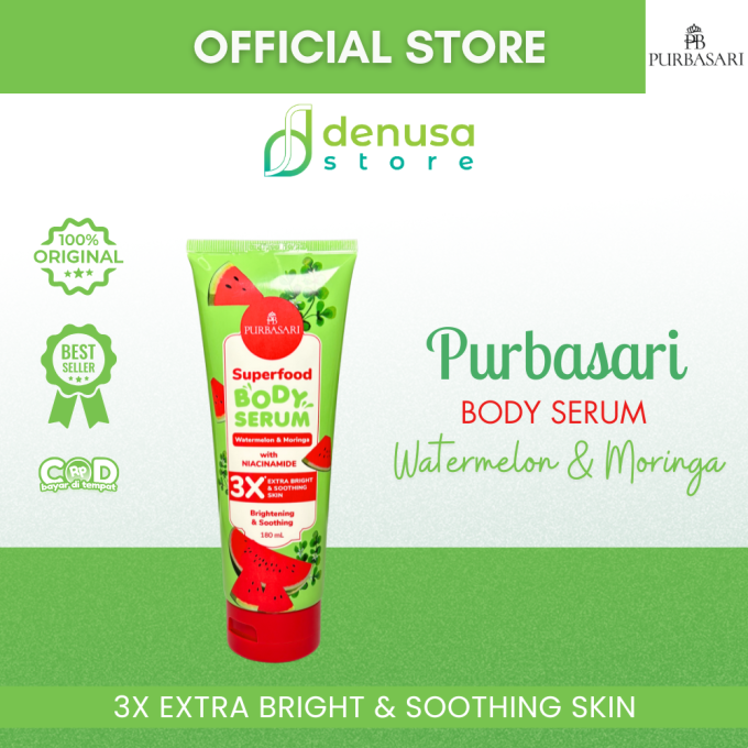 PURBASARI Superfood Watermelon n Moringa Body Serum 180 ml