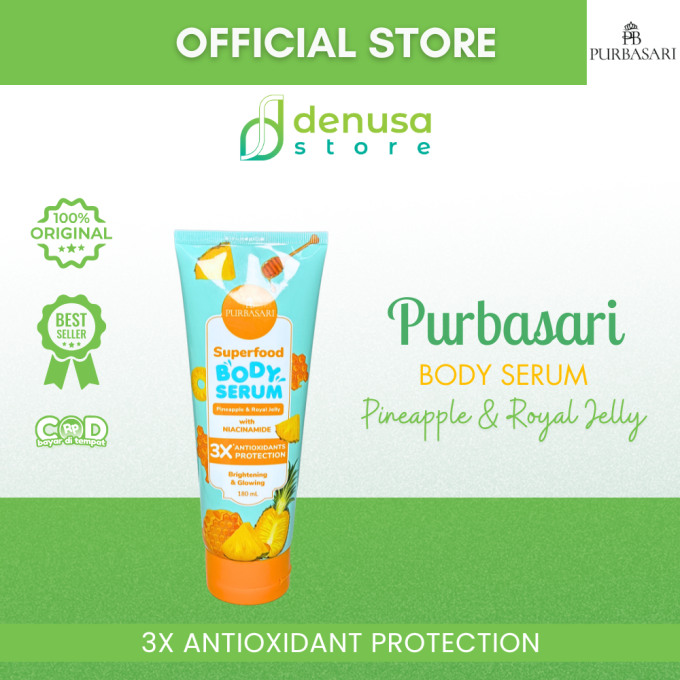 PURBASARI Superfood Pineapple n Royal Jelly Body Serum 180 ml