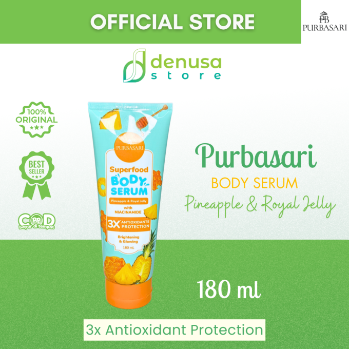 PURBASARI Superfood Pineapple n Royal Jelly Body Serum 180 ml