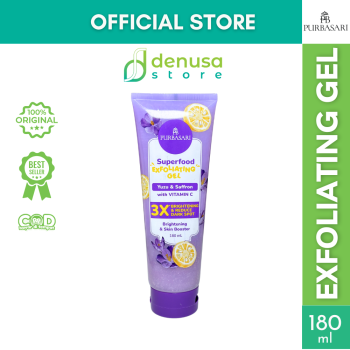 PURBASARI Superfood Yuzu n Saffron Exfoliating Gel 180 ml