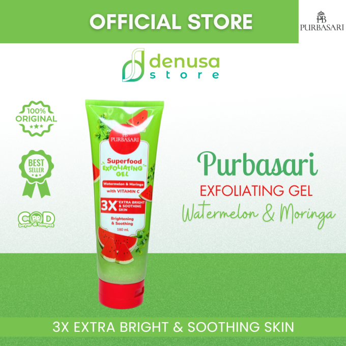 PURBASARI Superfood Watermelon n Moringa Exfoliating Gel 180 ml