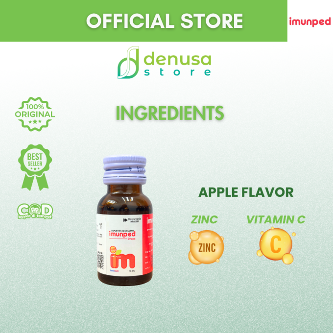 IMUNPED Drops Apple Flavor 15 ml