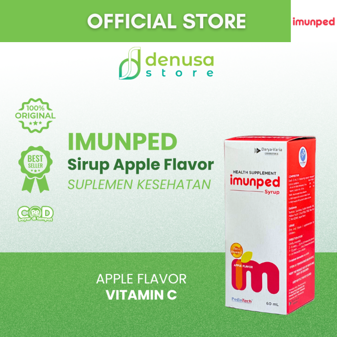 IMUNPED Sirup Apple Flavor 60 ml
