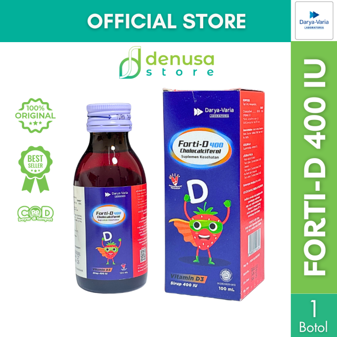 FORTI-D 400 IU Cholecalciferol Vitamin D3 Sirup 100 ml