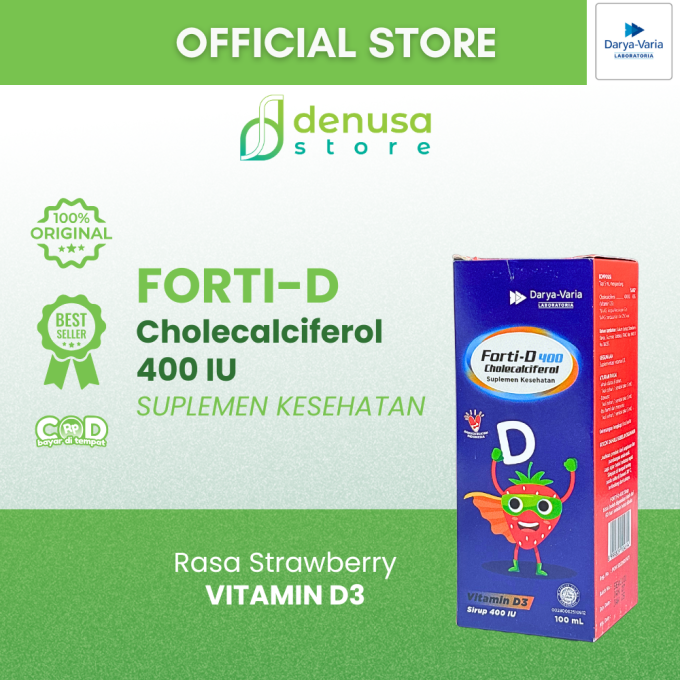 FORTI-D 400 IU Cholecalciferol Vitamin D3 Sirup 100 ml