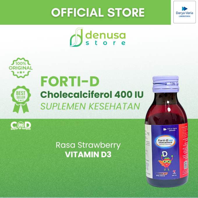 FORTI-D 400 IU Cholecalciferol Vitamin D3 Sirup 100 ml