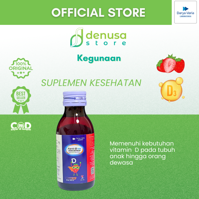 FORTI-D 400 IU Cholecalciferol Vitamin D3 Sirup 100 ml