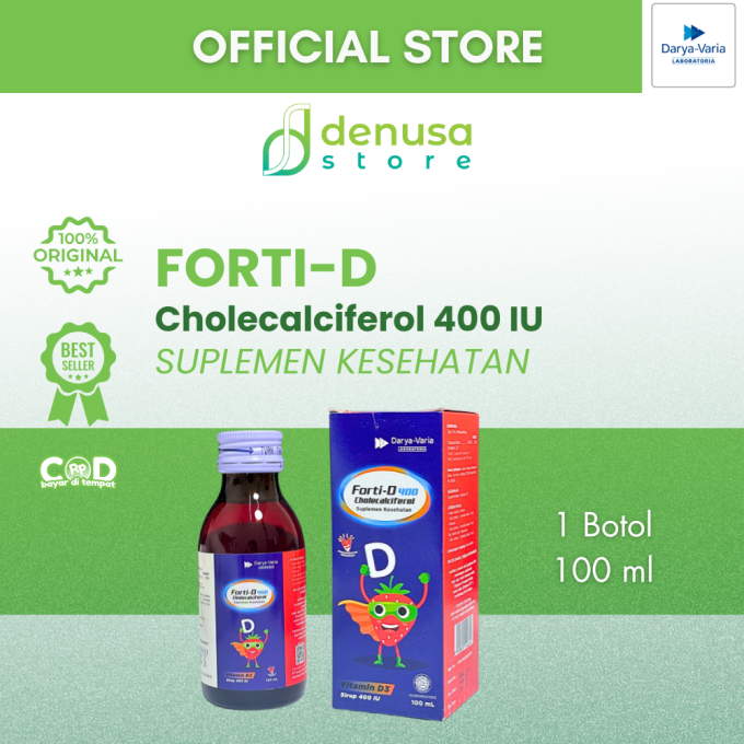 FORTI-D 400 IU Cholecalciferol Vitamin D3 Sirup 100 ml