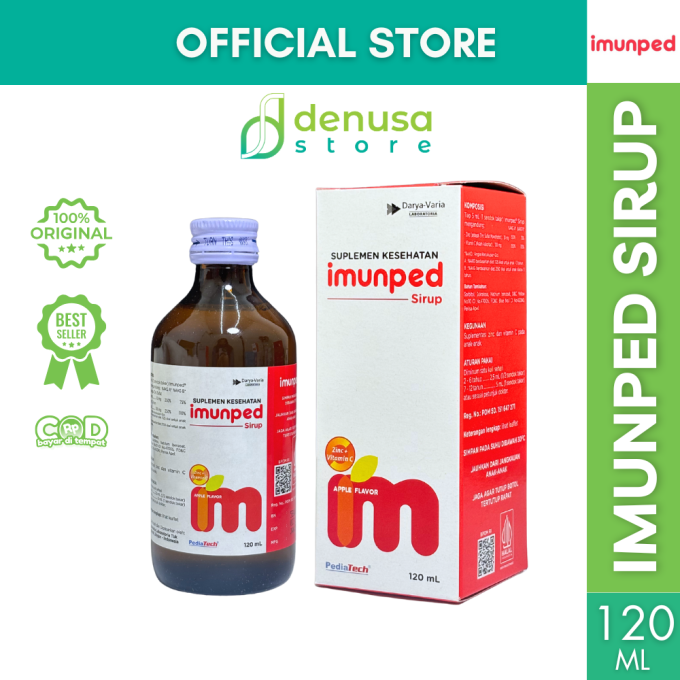 IMUNPED Sirup Apple Flavor 120 ml
