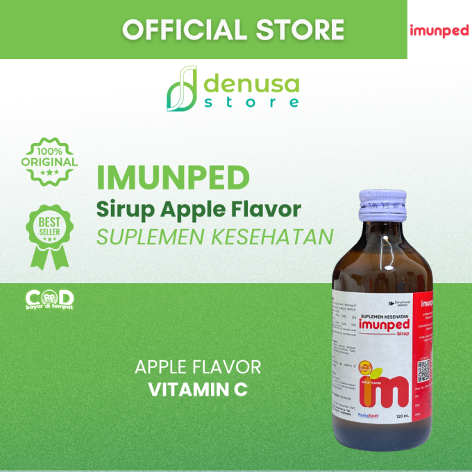 IMUNPED Sirup Apple Flavor 120 ml