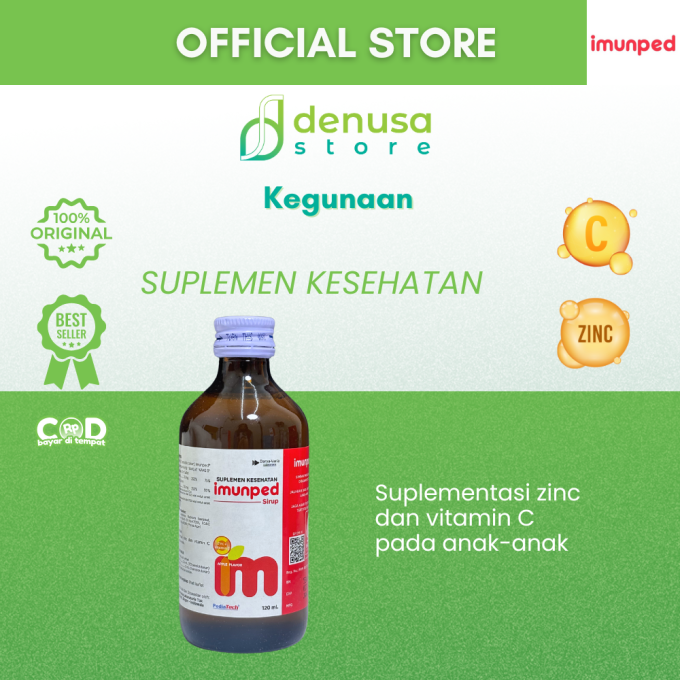 IMUNPED Sirup Apple Flavor 120 ml