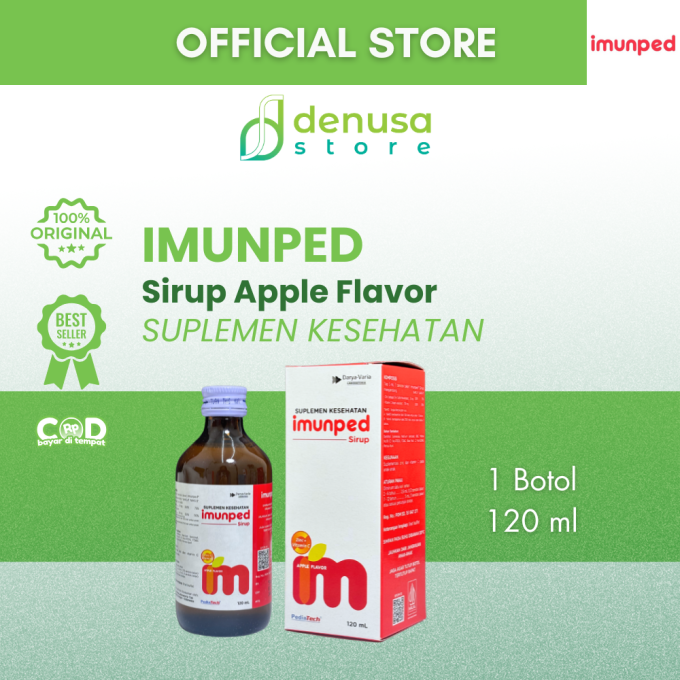 IMUNPED Sirup Apple Flavor 120 ml