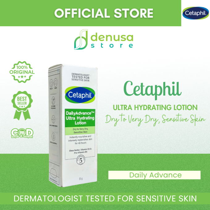 CETAPHIL DailyAdvance Ultra Hydrating Lotion Dry to Very Dry, Sensitive Skin 85 g