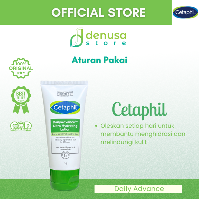 CETAPHIL DailyAdvance Ultra Hydrating Lotion Dry to Very Dry, Sensitive Skin 85 g