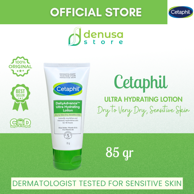 CETAPHIL DailyAdvance Ultra Hydrating Lotion Dry to Very Dry, Sensitive Skin 85 g