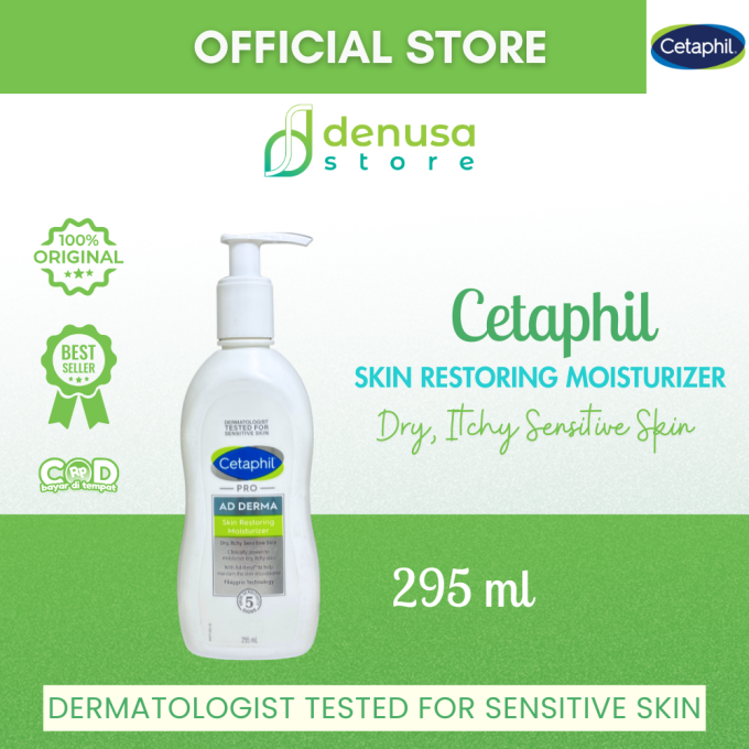 CETAPHIL PRO Ad Derma Skin Restoring Moisturizer Dry Itchy Sensitive Skin 295 ml