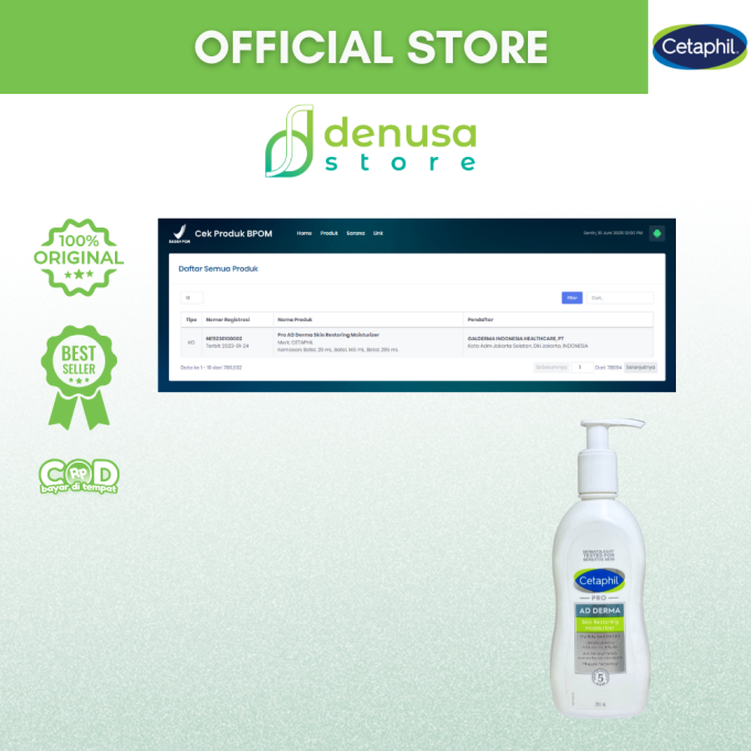 CETAPHIL PRO Ad Derma Skin Restoring Moisturizer Dry Itchy Sensitive Skin 295 ml