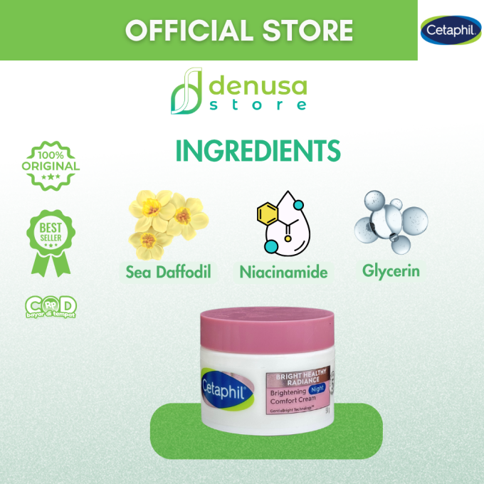 CETAPHIL Bright Healthy Radiance Brightening Night Comfort Cream 50 g