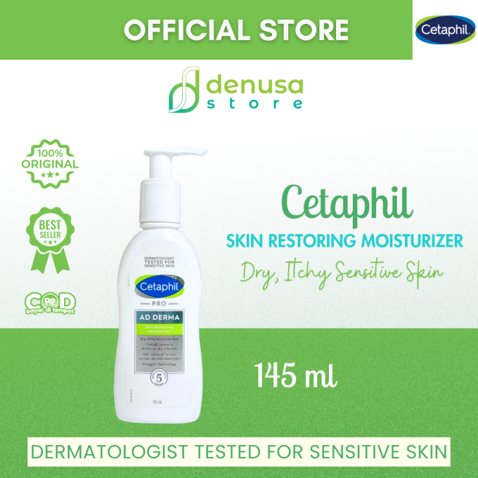 CETAPHIL PRO Ad Derma Skin Restoring Moisturizer Dry Itchy Sensitive Skin 145 ml
