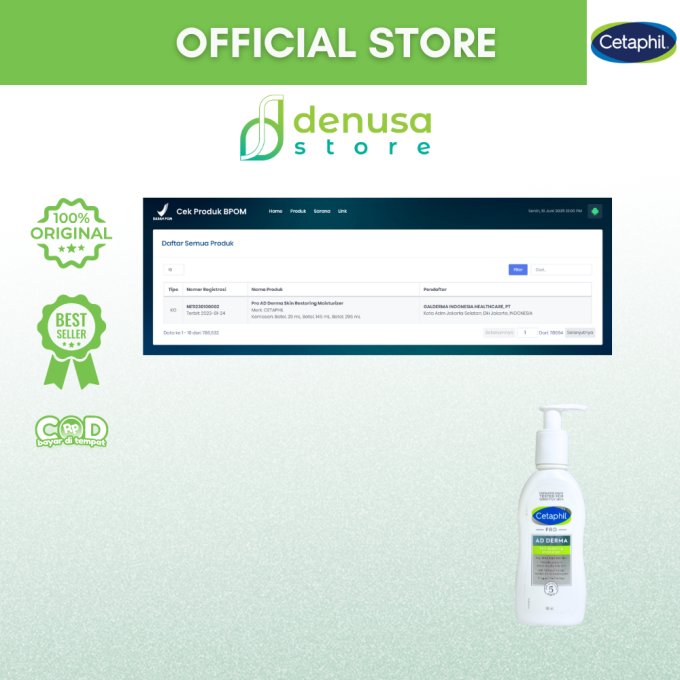 CETAPHIL PRO Ad Derma Skin Restoring Moisturizer Dry Itchy Sensitive Skin 145 ml