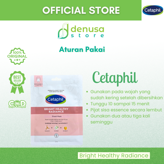 CETAPHIL Bright Healthy Radiance Sheet Mask 6 x 23 ml