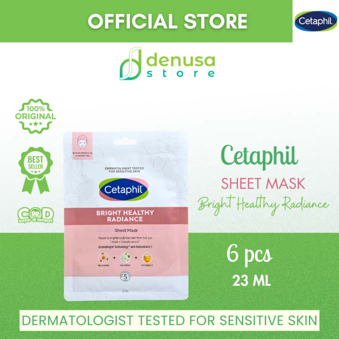 CETAPHIL Bright Healthy Radiance Sheet Mask 6 x 23 ml