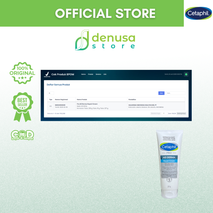CETAPHIL PRO Ad Derma Repair Cream Very Dry Itchy Sensitive Skin 227 g