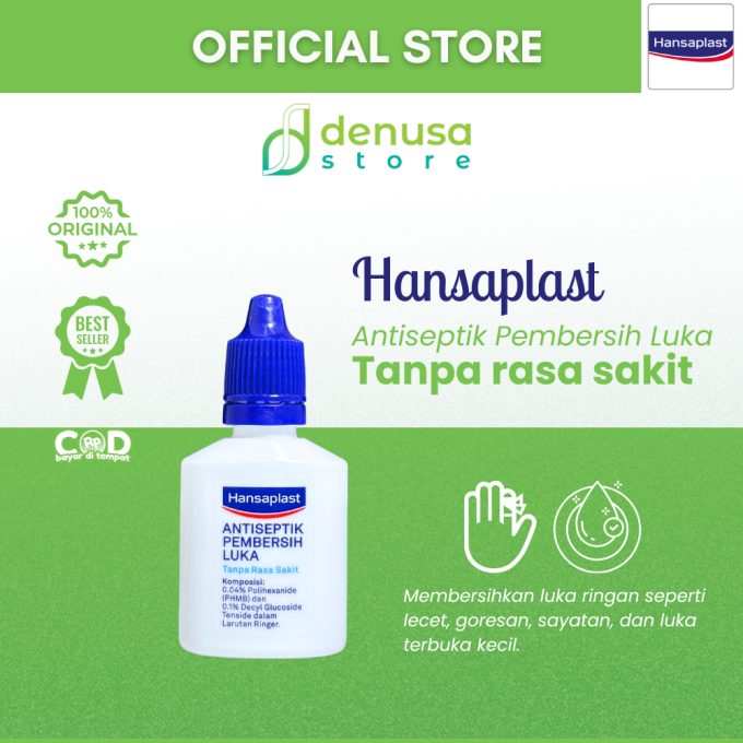 HANSAPLAST Antiseptik Pembersih Luka 20ml