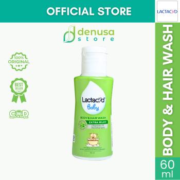 LACTACYD Baby Body n Hair Wash Extra Milky 60 ml