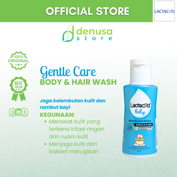 LACTACYD Baby Body n Hair Wash Gentle Care 60 ml