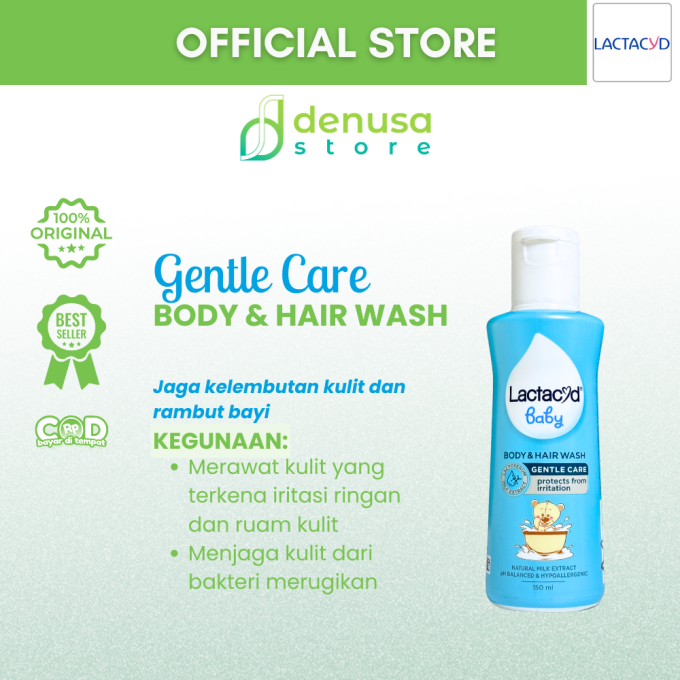 LACTACYD Baby Body n Hair Wash Gentle Care 150 ml