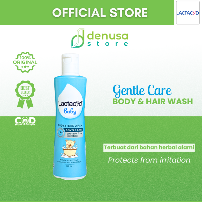 LACTACYD Baby Body n Hair Wash Gentle Care 250 ml
