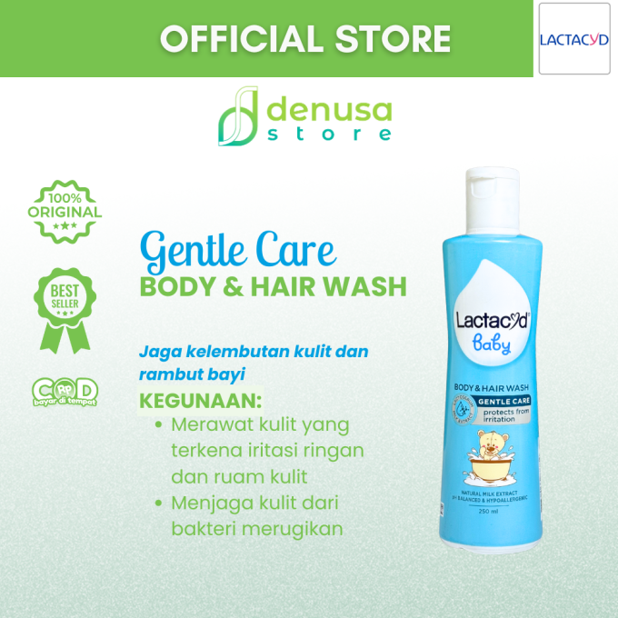 LACTACYD Baby Body n Hair Wash Gentle Care 250 ml