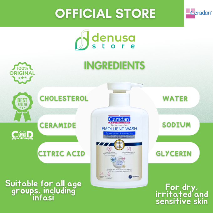 CERADAN Advanced Emollient Wash 280 ml