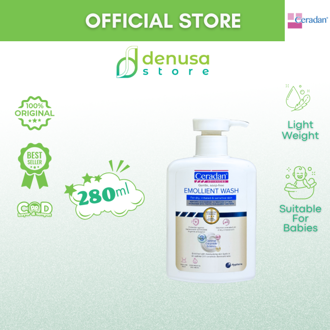 CERADAN Advanced Emollient Wash 280 ml