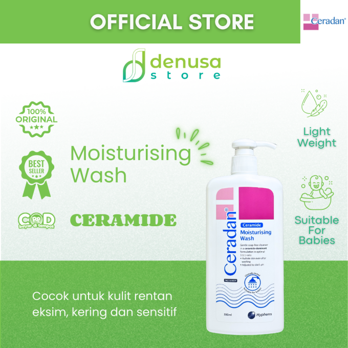 CERADAN Ceramide Moisturising Face n Body Wash 280ml