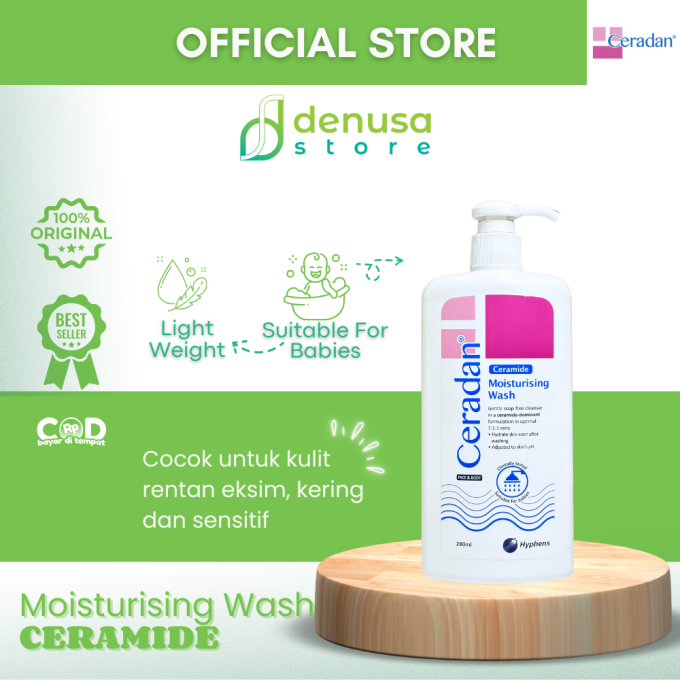CERADAN Ceramide Moisturising Face n Body Wash 280ml