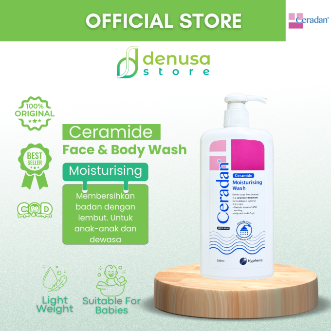 CERADAN Ceramide Moisturising Face n Body Wash 280ml