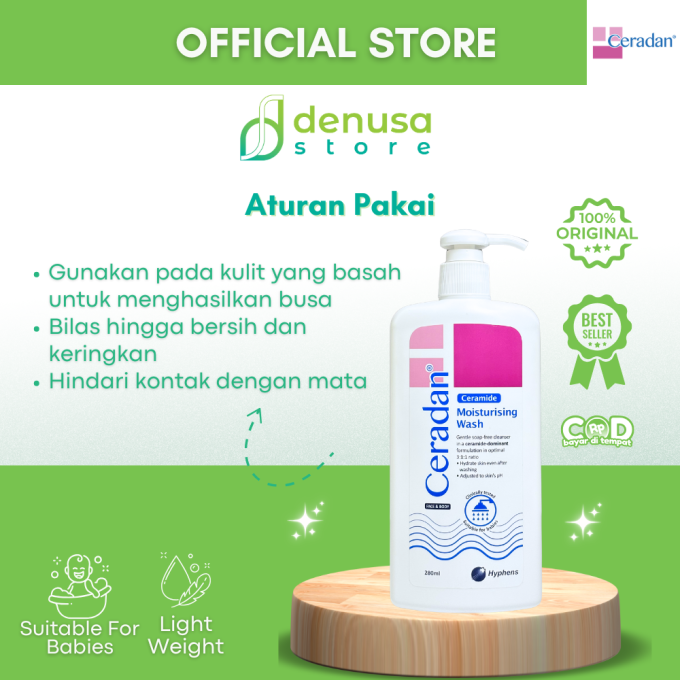 CERADAN Ceramide Moisturising Face n Body Wash 280ml