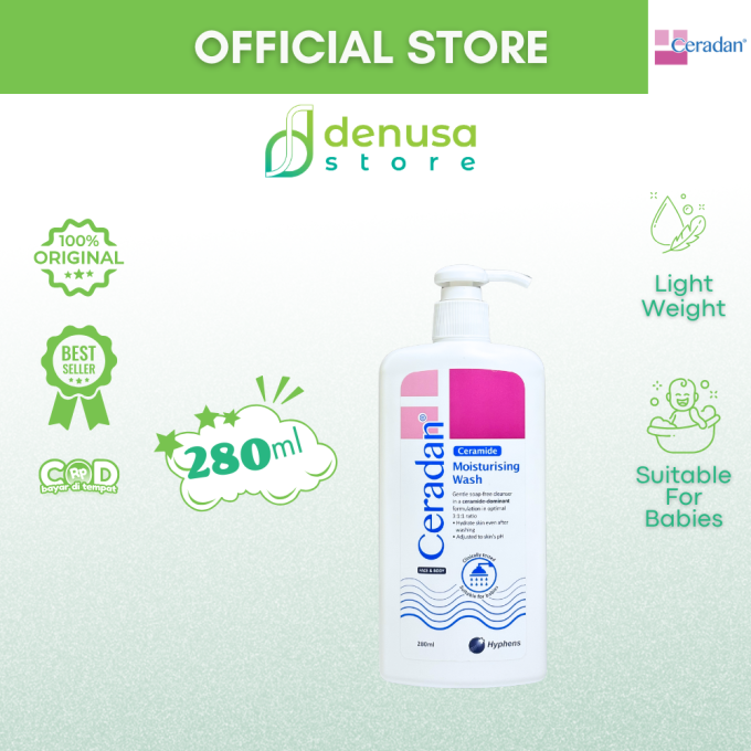 CERADAN Ceramide Moisturising Face n Body Wash 280ml
