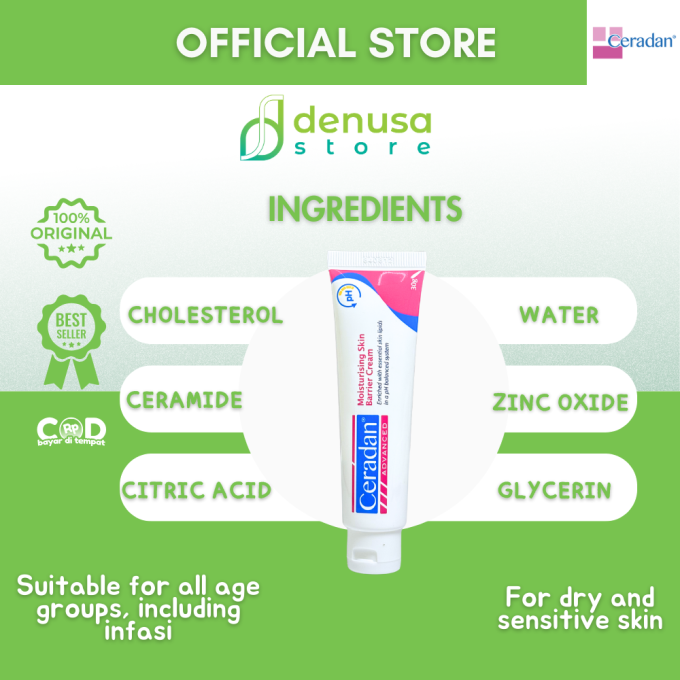 CERADAN Advanced Moisturising Skin Barrier Cream 30g
