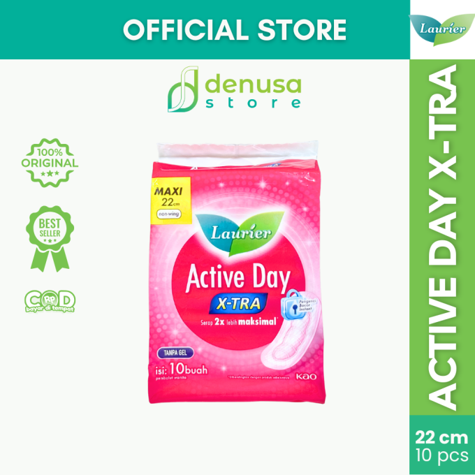 LAURIER Active Day X-tra Non Wing Maxi 22cm isi 10