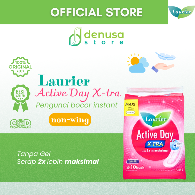LAURIER Active Day X-tra Non Wing Maxi 22cm isi 10