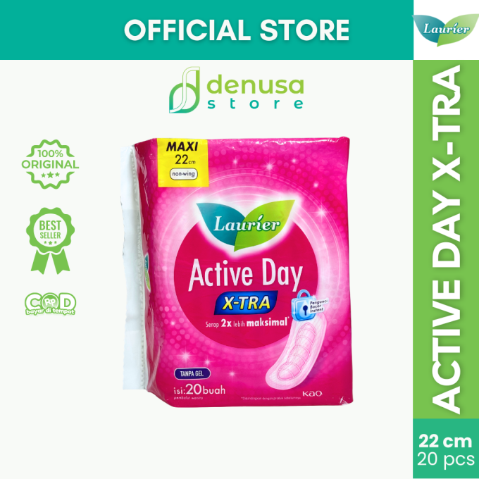 LAURIER Active Day X-tra Non Wing Maxi 22cm isi 20