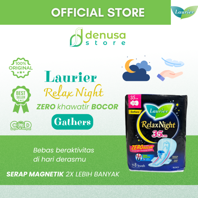 LAURIER Relax Night Wing Gathers 35cm isi 8